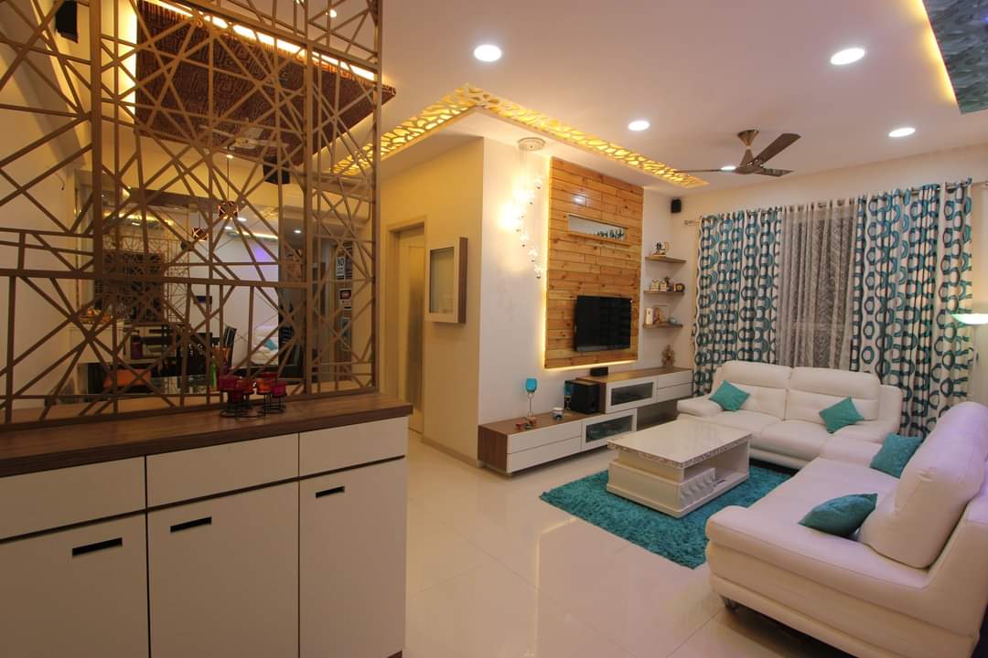 Contemporary 2 BHK Living Room - Bhandup, Mumbai