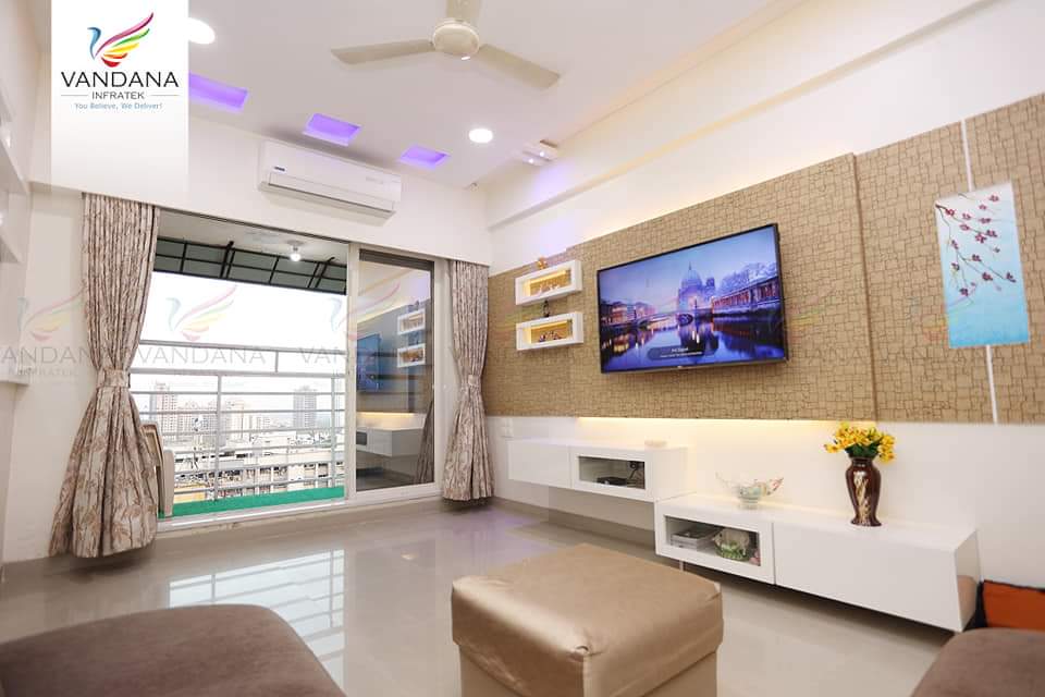 Warm-Toned 2 BHK Living Space - Bhandup, Mumbai